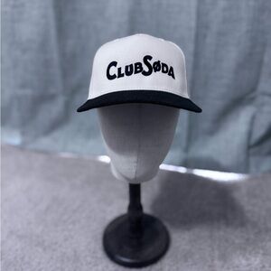 Club Soda Black and White Cap